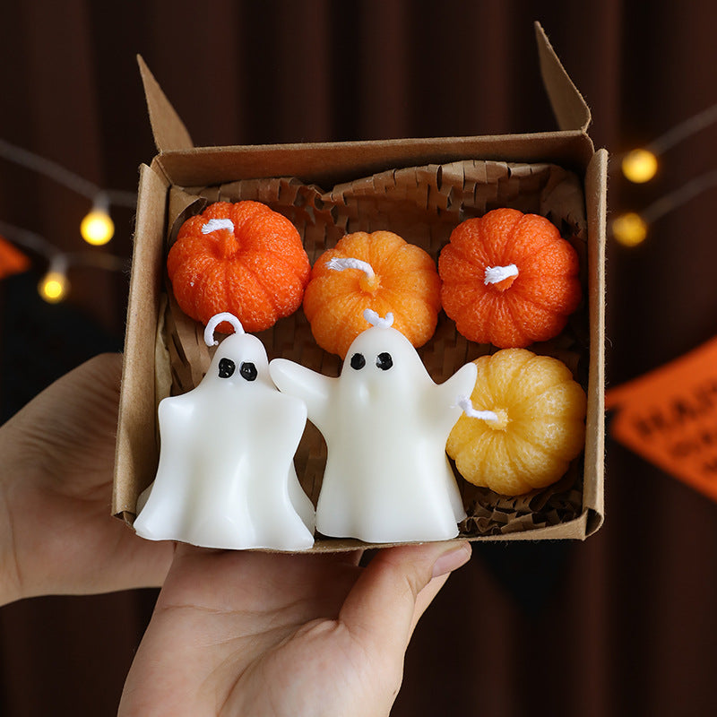 Halloween Ghost Candles| Spooky Soy Wax Decorative Candle Collection