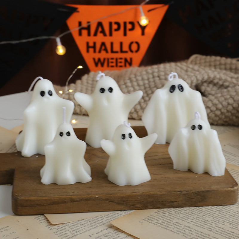 Halloween Ghost Candles| Spooky Soy Wax Decorative Candle Collection