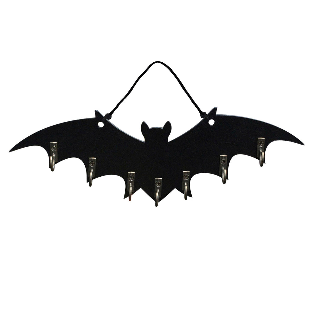 Gothic Bat Wall Hook Rack | Halloween Entryway & Home Decor