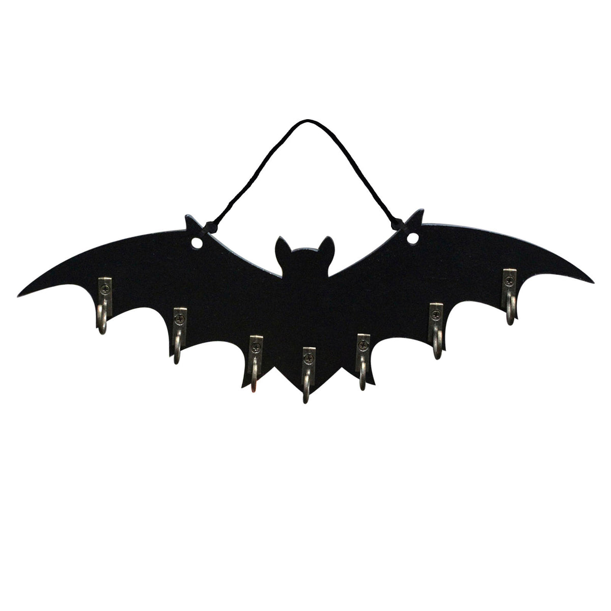 Gothic Bat Wall Hook Rack | Halloween Entryway & Home Decor