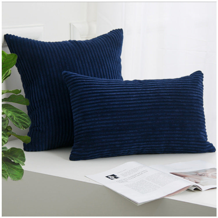 Soft Corduroy Decorative Throw Pillow| Modern Accent Cushion