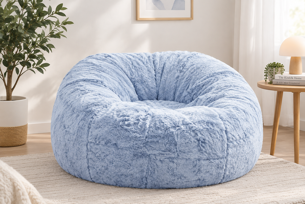 Crystal Velvet Bean Bag Sofa Cover