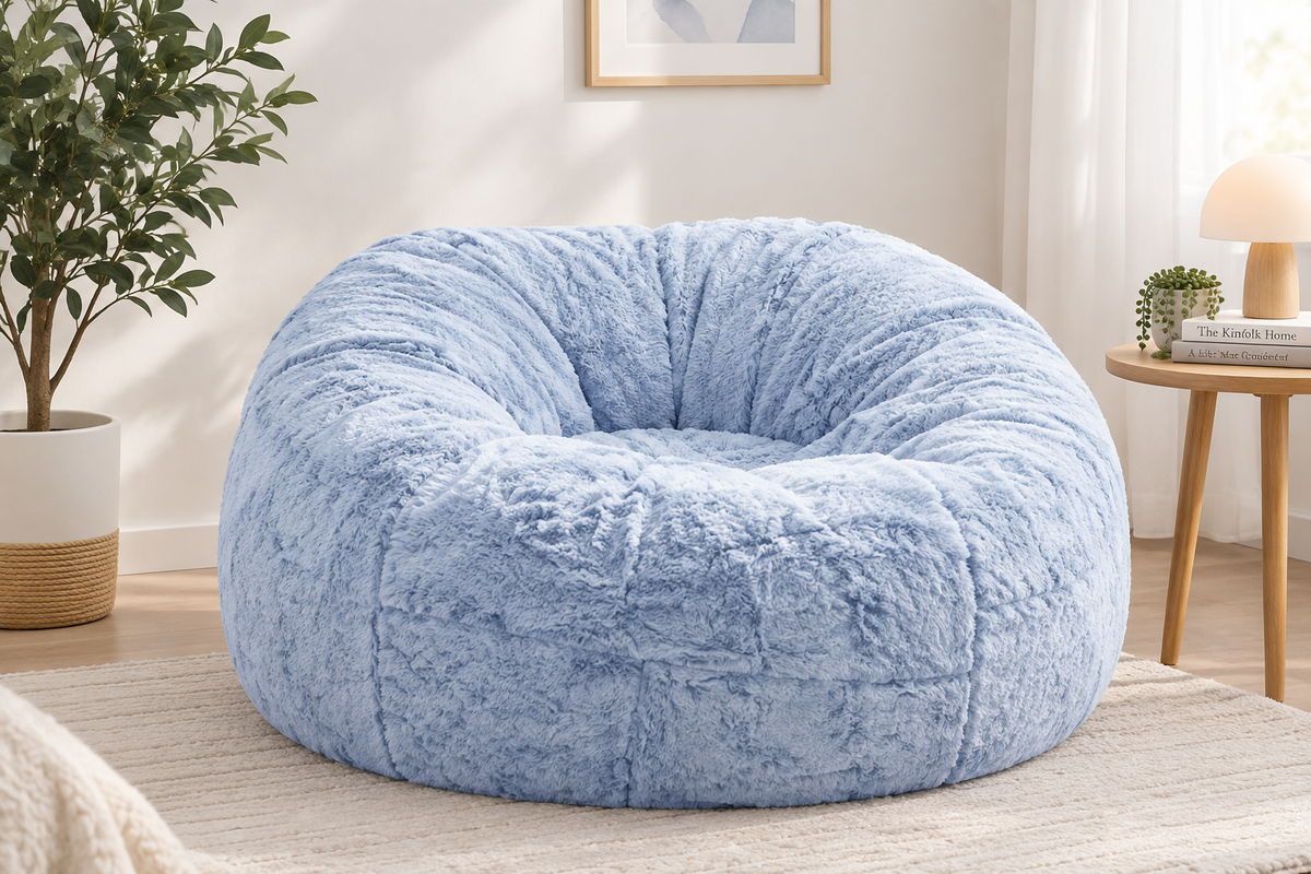 Crystal Velvet Bean Bag Sofa Cover