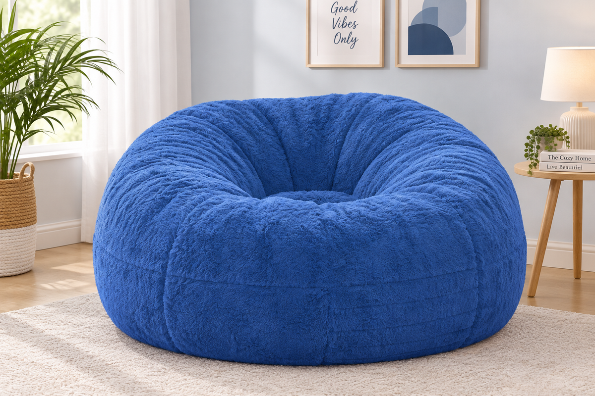 Crystal Velvet Bean Bag Sofa Cover