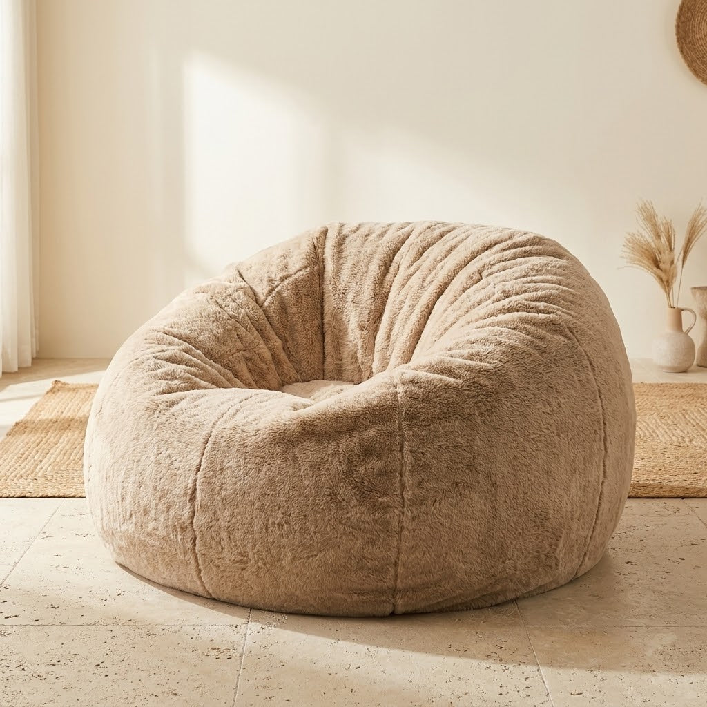Crystal Velvet Bean Bag Sofa Cover